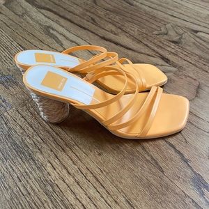 Dolce Vita Tangerine Nova Sandals- lightly worn